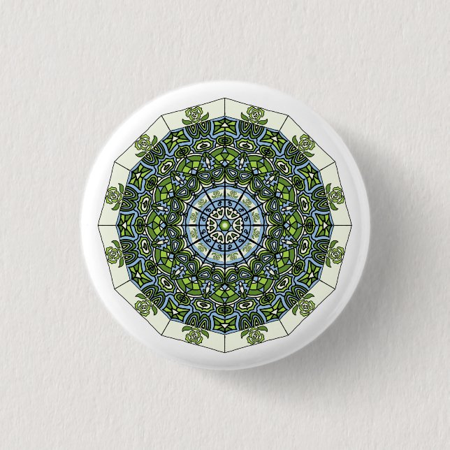 Achillean Mandala Button Knapp (Framsida)