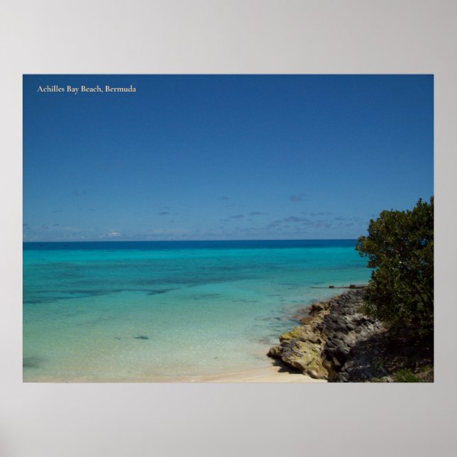 Achilles Bay Beach, Bermuda Poster (Framsidan)