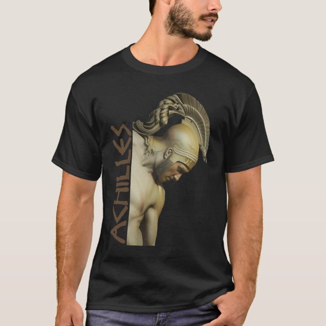Achilles Grekiska Warrior 1 T Shirt (Framsida)