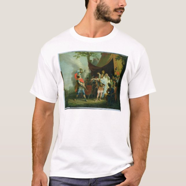 Achilles har en tvist med Agamemnon, 1776 Tee (Framsida)