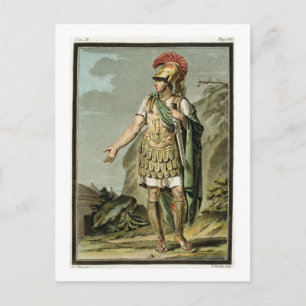 Achilles in Armor, costume for 'Iphigenia in Auli Vykort