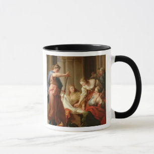 Achilles på domstolen av kungen Lycomedes med han Mugg