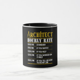Achitect-arkitektur med hög hastighet per timme mugg