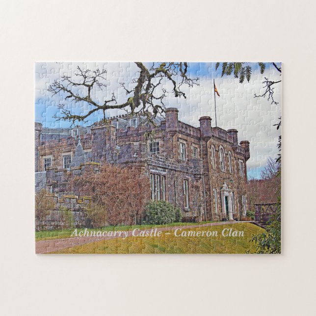 Achnacarry Castle - Cameron Klan Pussel (Horisontell)