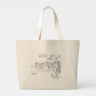 Achnacarry slott, Highlander, Terrier Totebag Jumbo Tygkasse