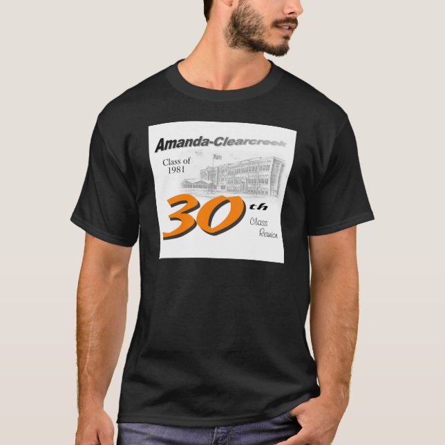 ACHS 30th klassificerar mötelogotypen T Shirt (Framsida)