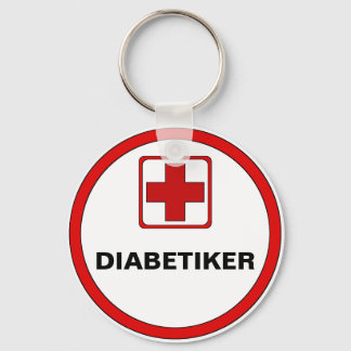 Achtung – DIABETIKER Nyckelring