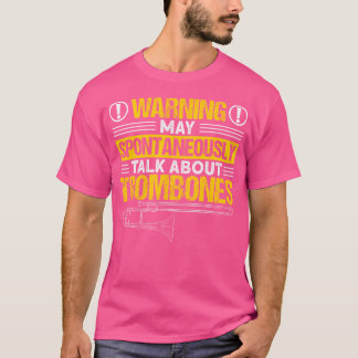 Achtung Ich Spreche Spontan Om Trombone Orbröst T Shirt