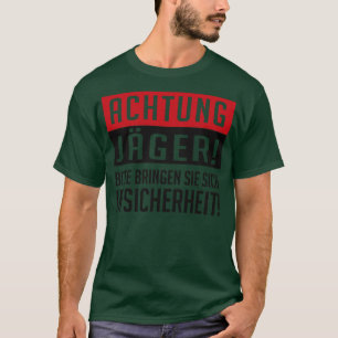 Achtung jager t shirt