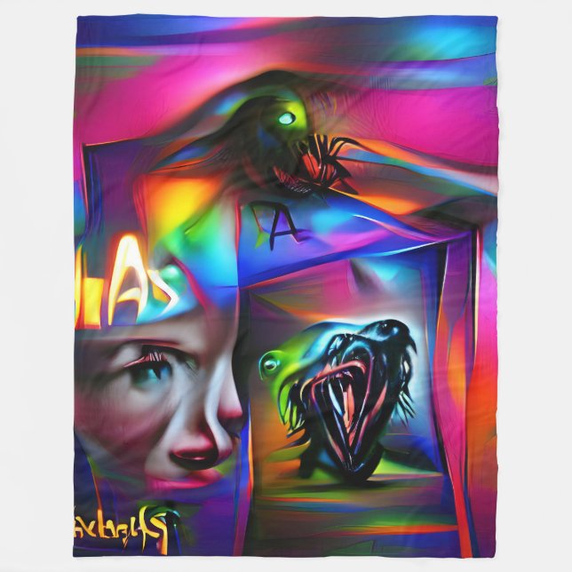 Achulfobi Fleecefilt (Framsidan)