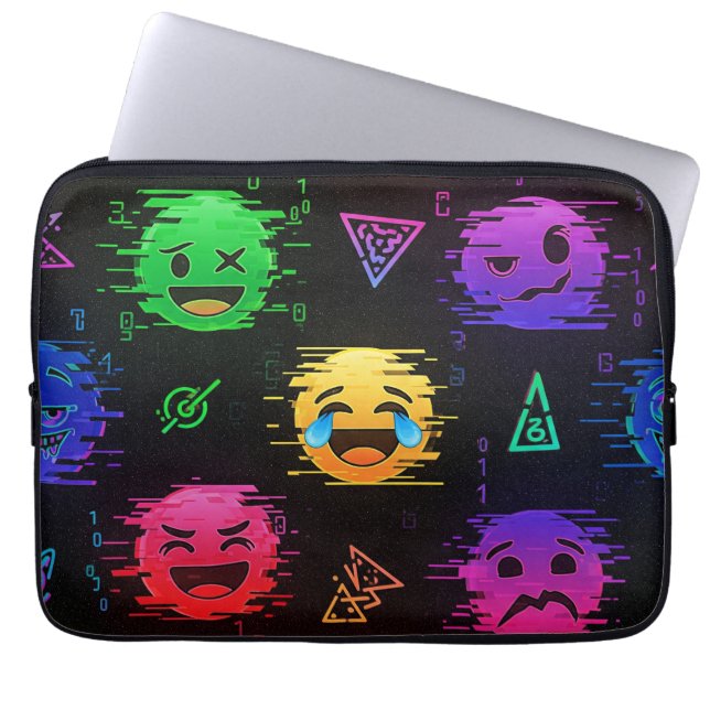 Acid emojis av Natasha Us Laptop Fodral (Framsidan)
