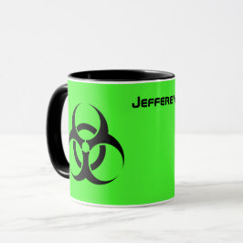 Acid Grönt Biohazard Gift Coffee Kopp