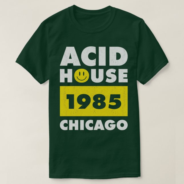Acid House 1985 Vintage T Shirt (Design framsida)