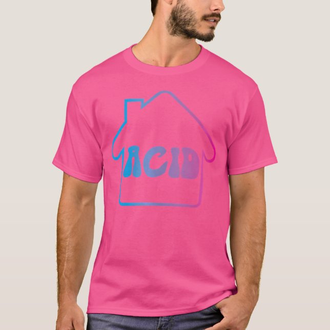 Acid House Edm Raver T Shirt (Framsida)