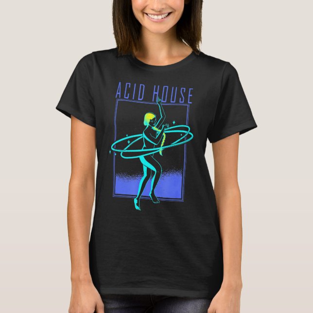 Acid House Techno Raver Dj Rave Party Edm-festival T Shirt (Framsida)