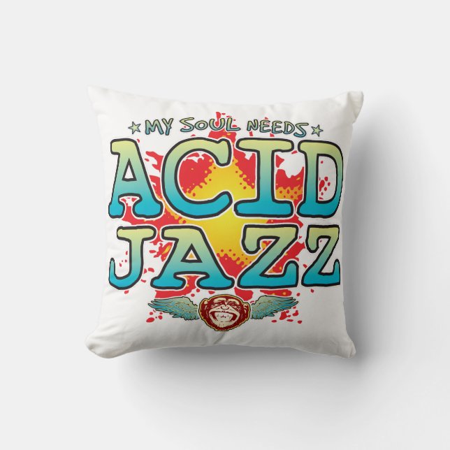 Acid Jazz Soul Cushion Kudde (Framsida)