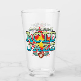 Acid Jazz Soul Glass Tumbler Glaskopp