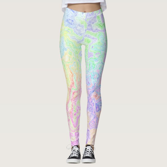 Acid Resa Swirls Leggings (Framsida)