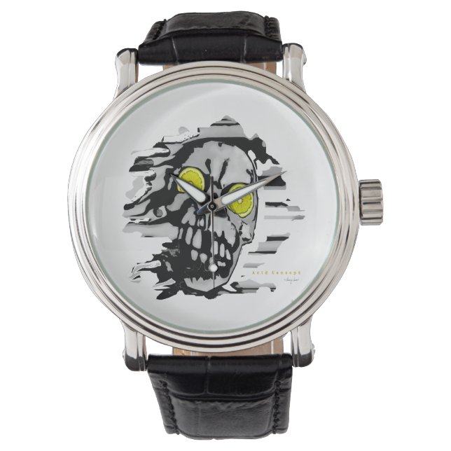 Acid Skull Armbandsur (Framsida)