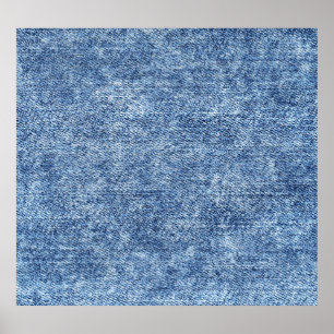 Acid tvättar blå denim, nära struktur. poster