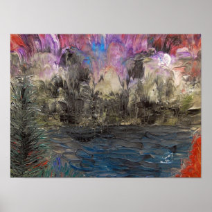 Acid tvättat liggande poster