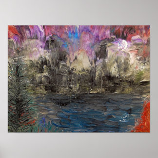 Acid tvättat liggande poster