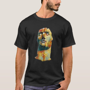 Acient Italien Roman Statue Abstrakt Lärare 98 T Shirt