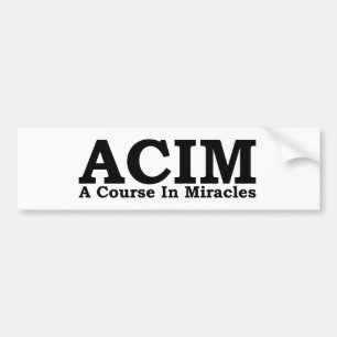 ACIM en jaga i skjorta för mirakel T Bildekal