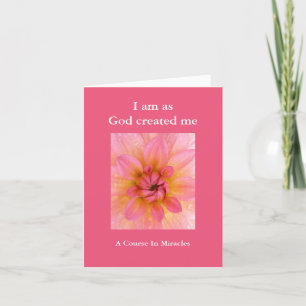 ACIM-födelsedagkort - en jaga i mirakel Kort