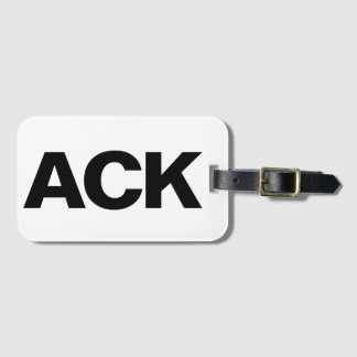 ACK LUGGAGE TAG BAGAGEBRICKA