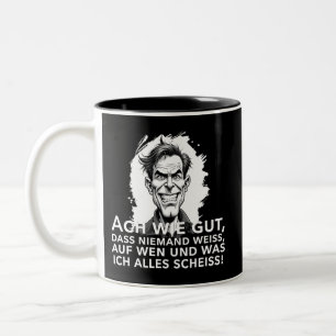 Ack så bra att ingen vet vad jag... Två-Tonad mugg