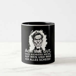 Ack, vad bra att ingen vet vad jag... Två-Tonad mugg