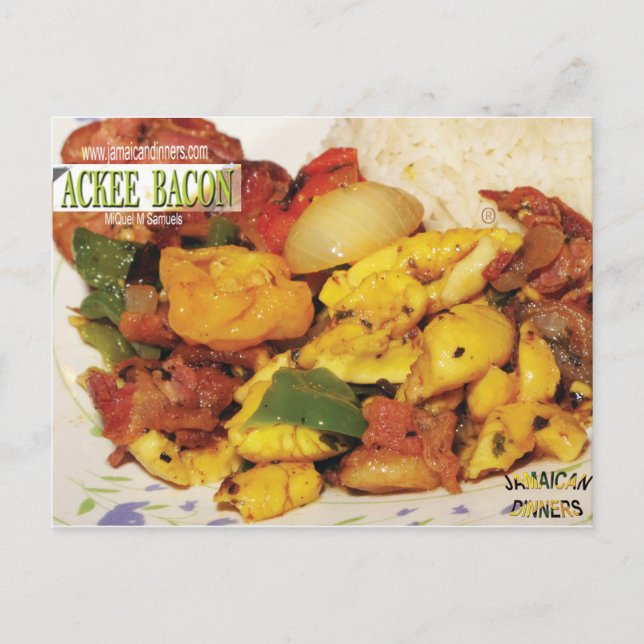 Ackee Bacon Vykort (Framsida)