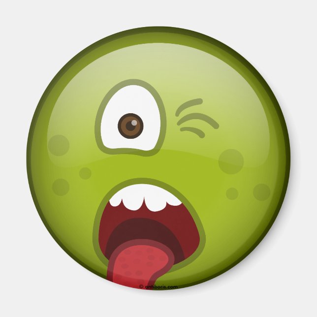 äcklad Grönt Magnet (Framsidan)