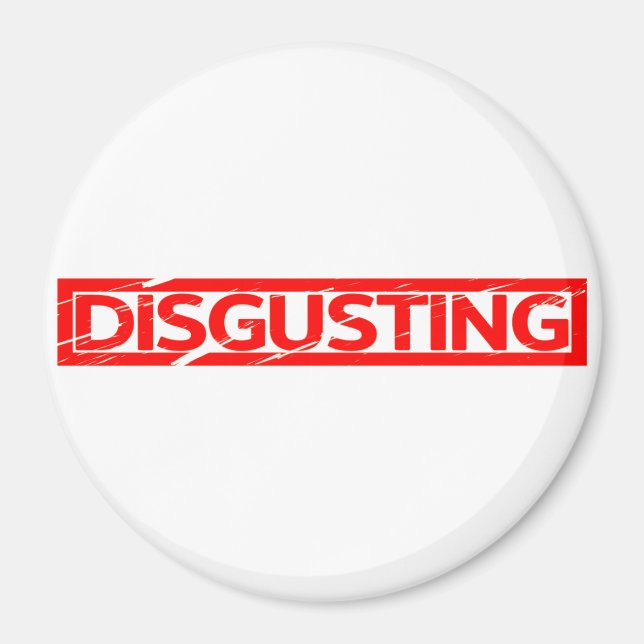 äcklig Frimärke Magnet (Framsidan)