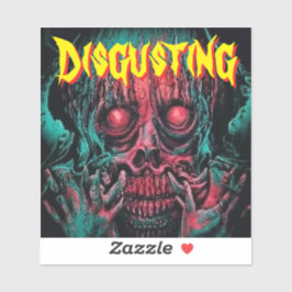 äcklig Sticker Klistermärken