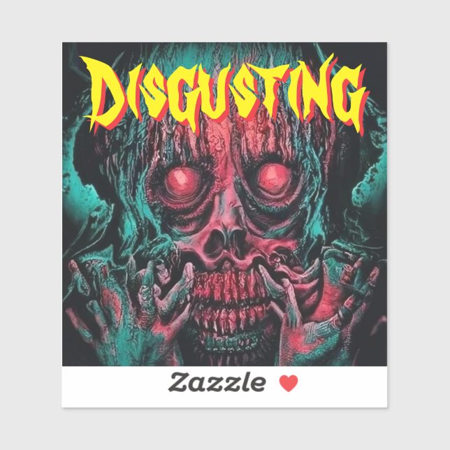 äcklig Sticker Klistermärken (Ark)