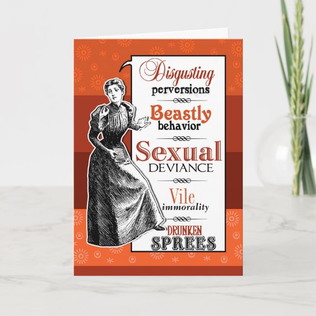 Äckliga perversioner kort (Framsida)