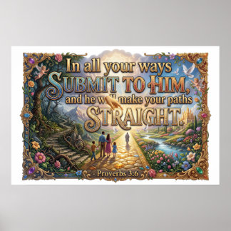 Acknowledge God In All Your Ways Always Poster