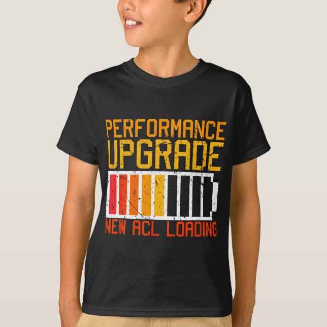 ACL-inläsning för prestandauppgradering vid sports T Shirt (Framsida)