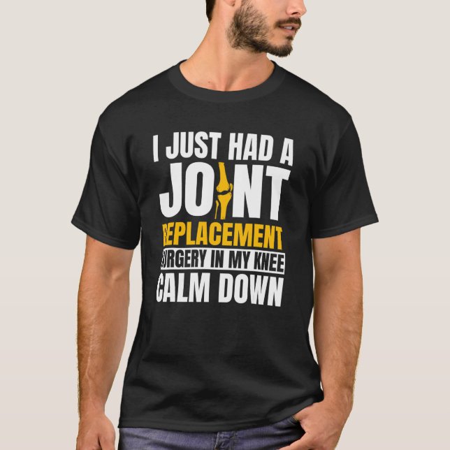 Acl-kirurgi knäbyte rekonstruktion ortopedi t shirt (Framsida)