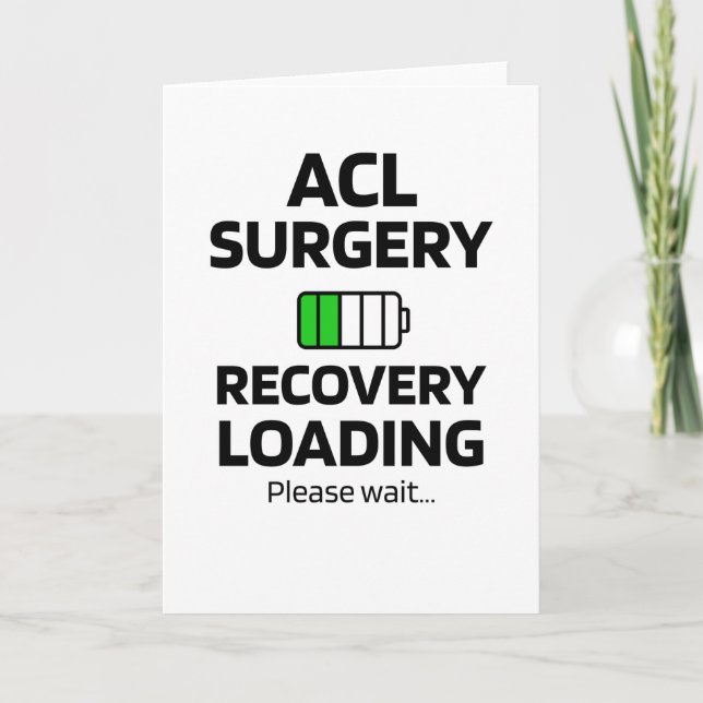 ACL Surgery Recovery | ACL Knee Survivor Kort (Framsida)