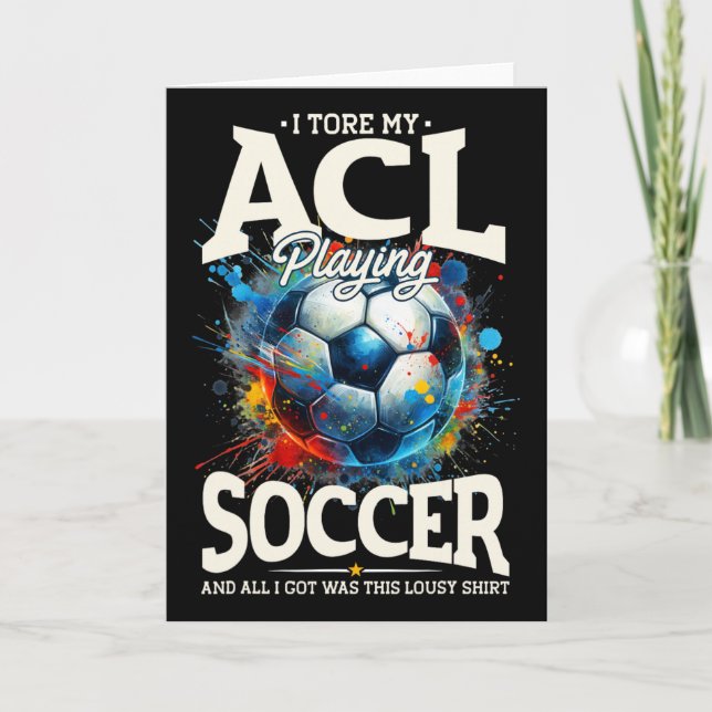 Acl Surgery Recovery, Knee Surgery Support Soccer  Kort (Framsida)