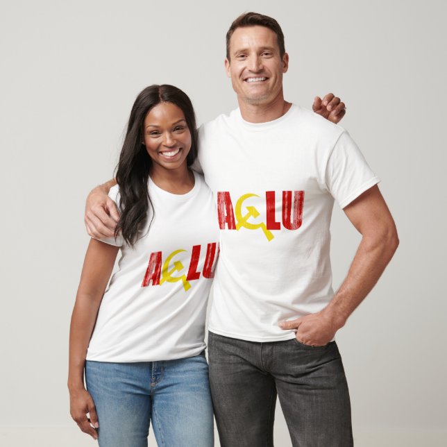 ACLU är kommunistiskt Faded.png Tee (Unisex)
