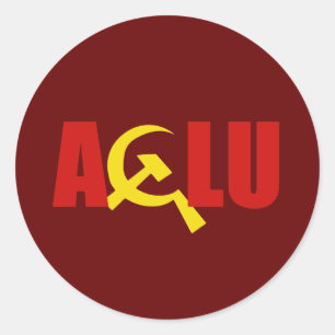 ACLU är kommunistiskt Runt Klistermärke