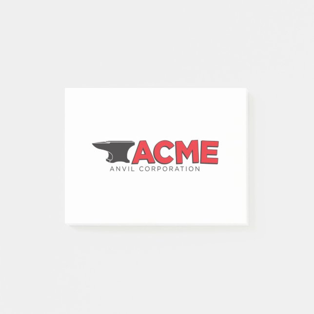 ACME ANVIL CORPORATION POST-IT BLOCK (Framsida)