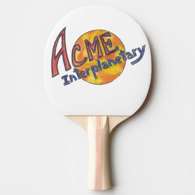 ACME-Interplanetärt Ping-Pong Paddle Pingisracket (Framsidan)