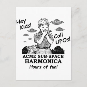 Acme Sub-Space Harmonica (anrop till UFO) Vykort