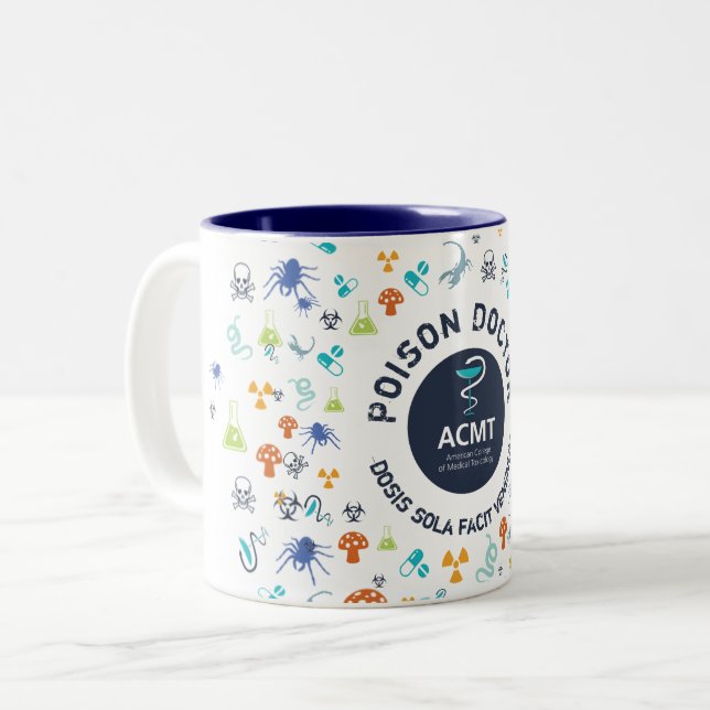 ACMT Poison Doktor Blue Two Tone Coffee Mugg (Framsida vänster)