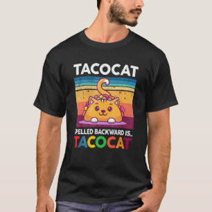 Acocat stavat bakåt är Aco Cat Cute Aco Kids B T Shirt